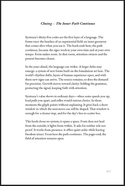 Closing — The Inner Path Continues (sample page)