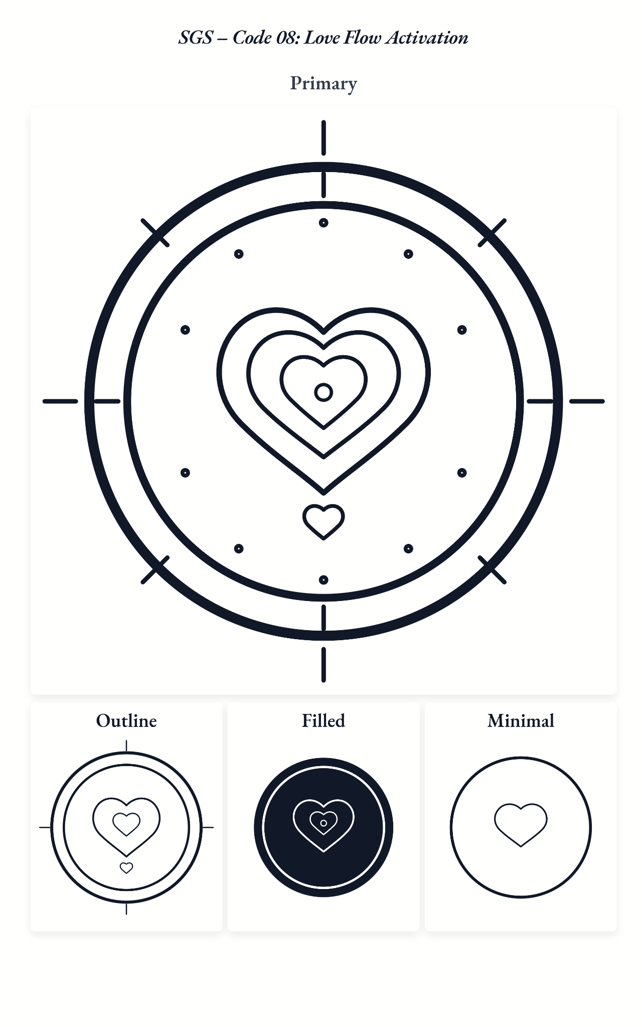 SGS Code 08 Love Flow Activation (black-white structure)